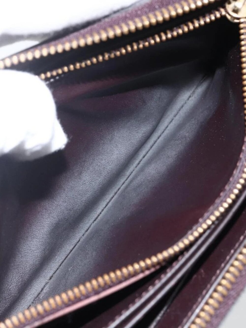 LOUIS VUITTON Monogram Vernis Zippy Long Wallet Amarante M93522 LV Auth 169544 - Picture 12 of 15